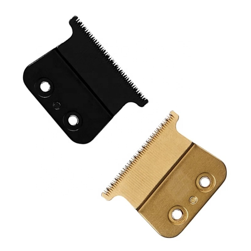 CestoMen High Quality Barber Gold Black Trimmer Blades Sharp Durable Metal Steel Hair Clipper Blade Replacement Blade For FX707