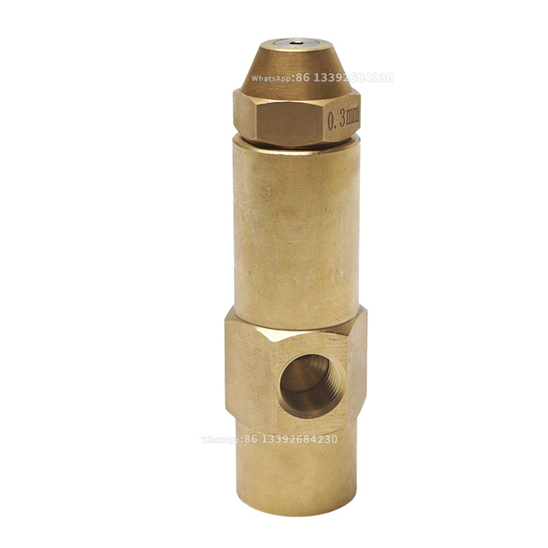 connect with 8mm pipe air mist fog spray oil burner SS304 Push In Connector Waste Oil Burner Nozzle