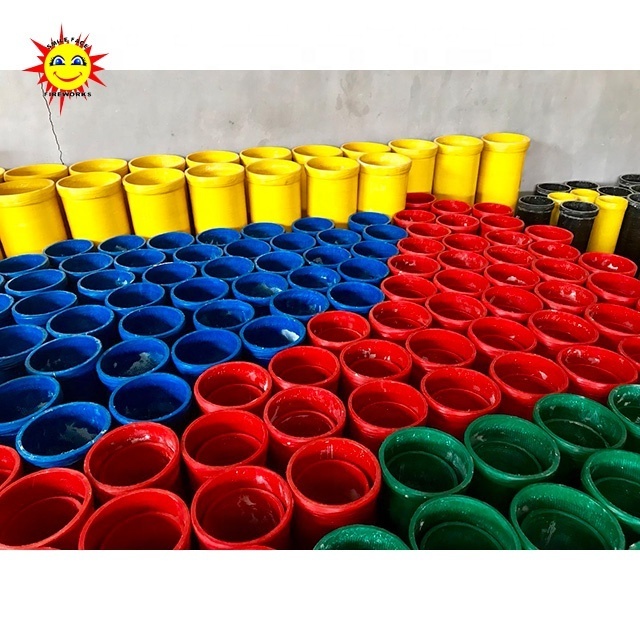 12 inches Fiberglass single shots shells display fireworks mortar tubes shells