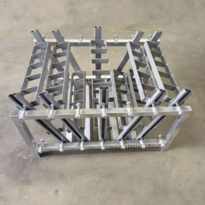 Chinese customization pyrotechnic tools, 3 Inch 25 shots iron slot type rack, Square firing fireworks display mortar racks