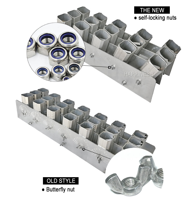 Happiness 2 inch 15 shots (5*3 shots) upgraded aluminium fireworks display single shot racks