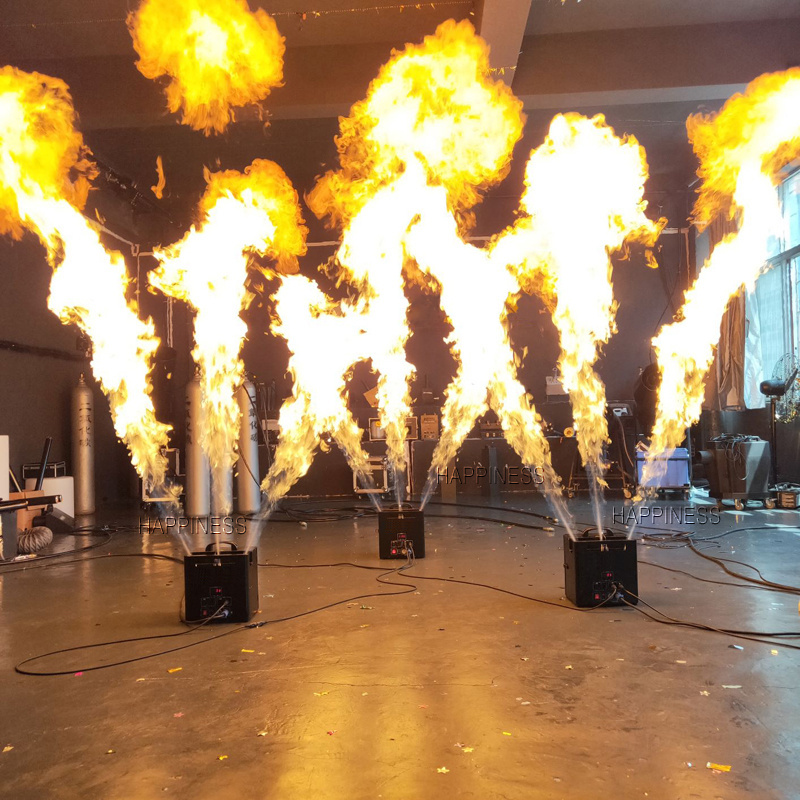 DMX Stage Effect Festival Flame Spray Safe Fire Machine Flame Throwe For Nightclub Equipment