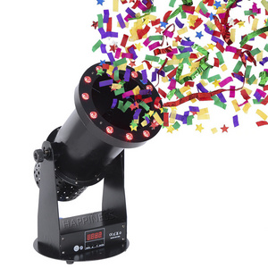 China Mini LED Lights RGB Confetti Blower Storm Machine, Konfetti Kanone, Confetti Cannon Machine Cheap