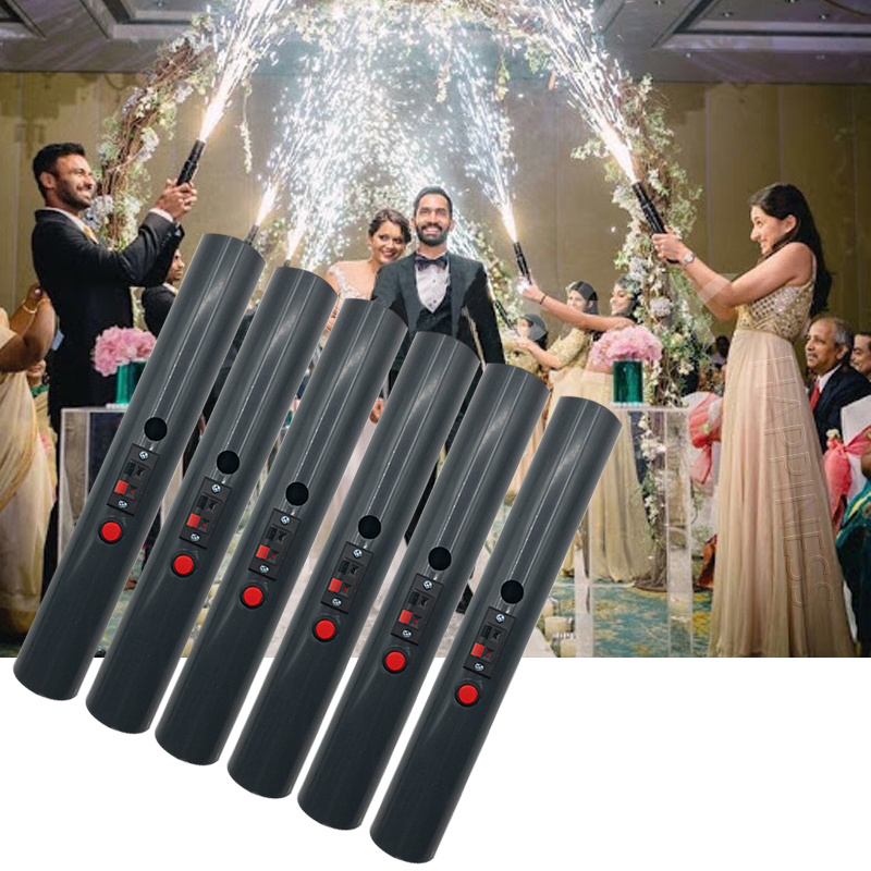 Mini Cold Pyro Fireworks Receiver Wedding Machine Wireless Fireworks Cold Fire Fountain Wedding Party Stage Handheld