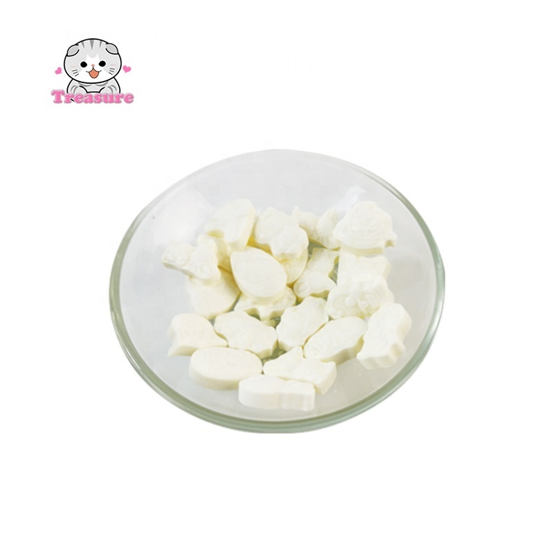 halal sweet flavor cow white tablet press milk candy for kid