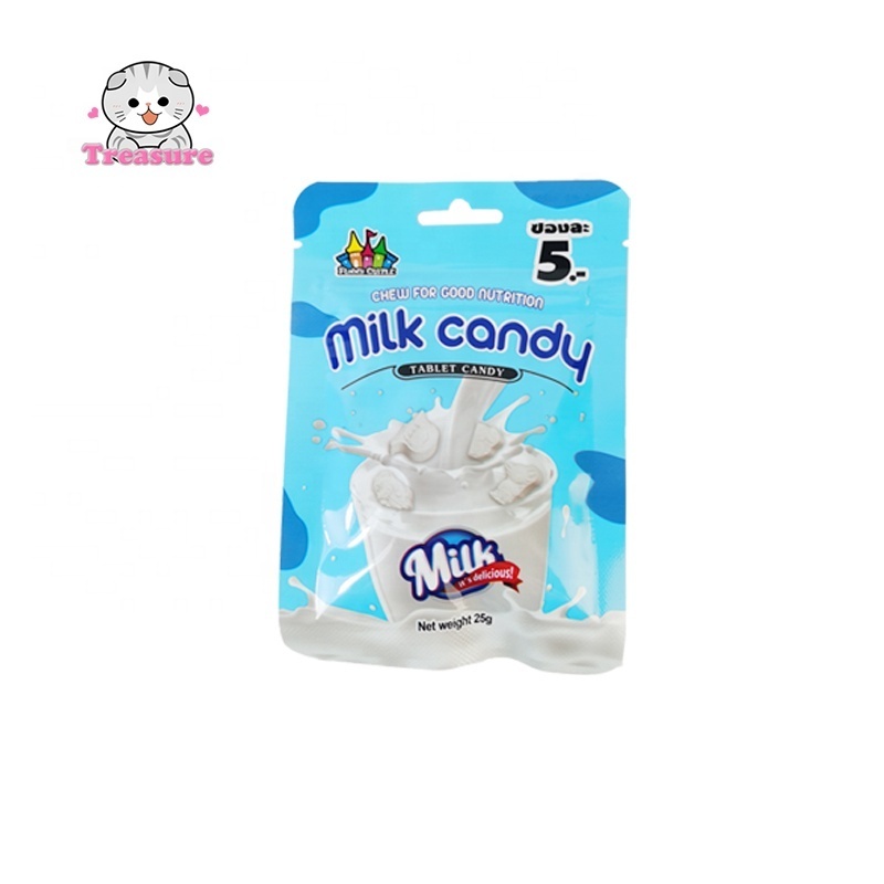 halal sweet flavor cow white tablet press milk candy for kid