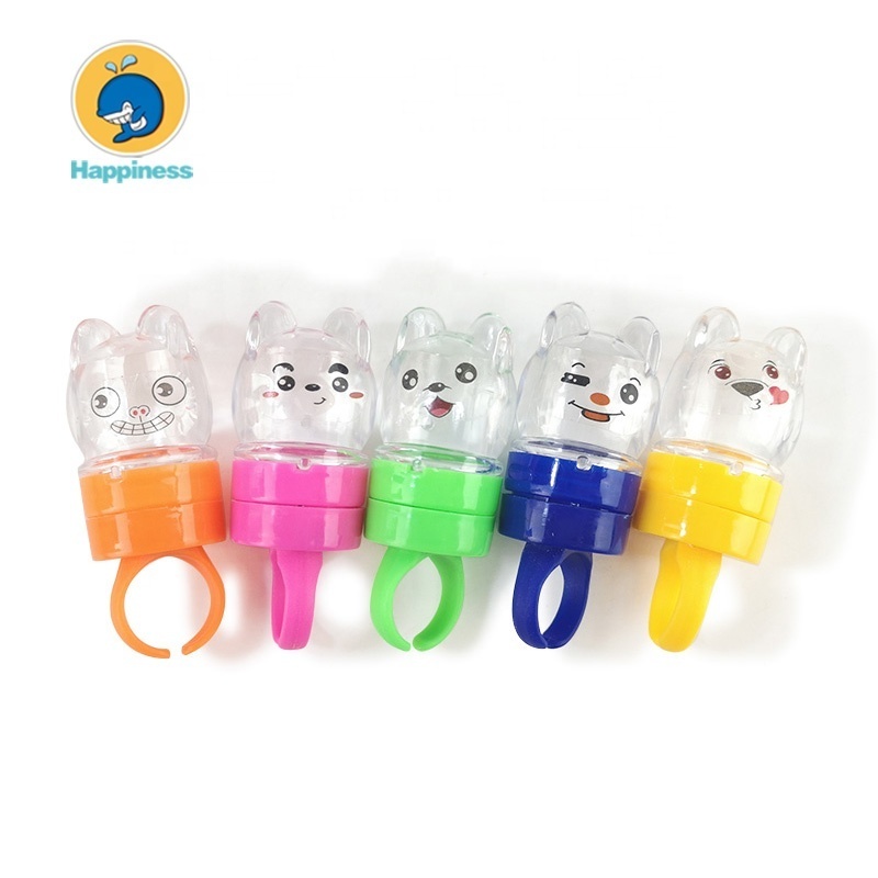 LED lighting finger ring animal toy