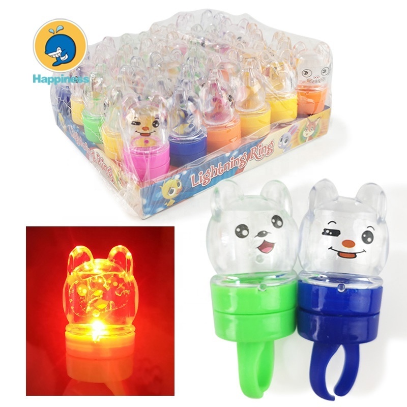 LED lighting finger ring animal toy