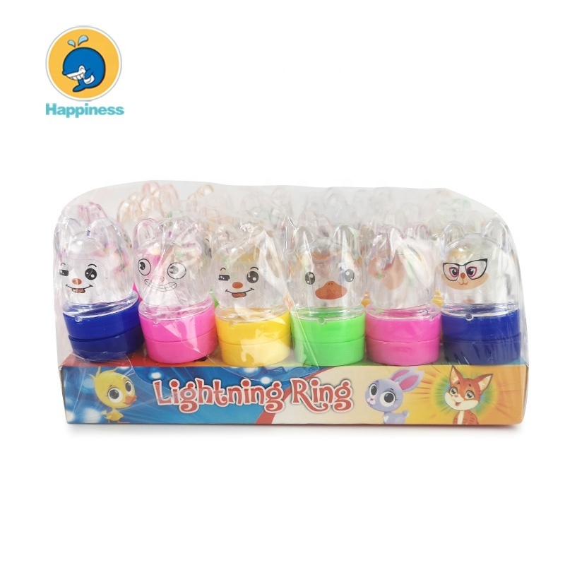 LED lighting finger ring animal toy