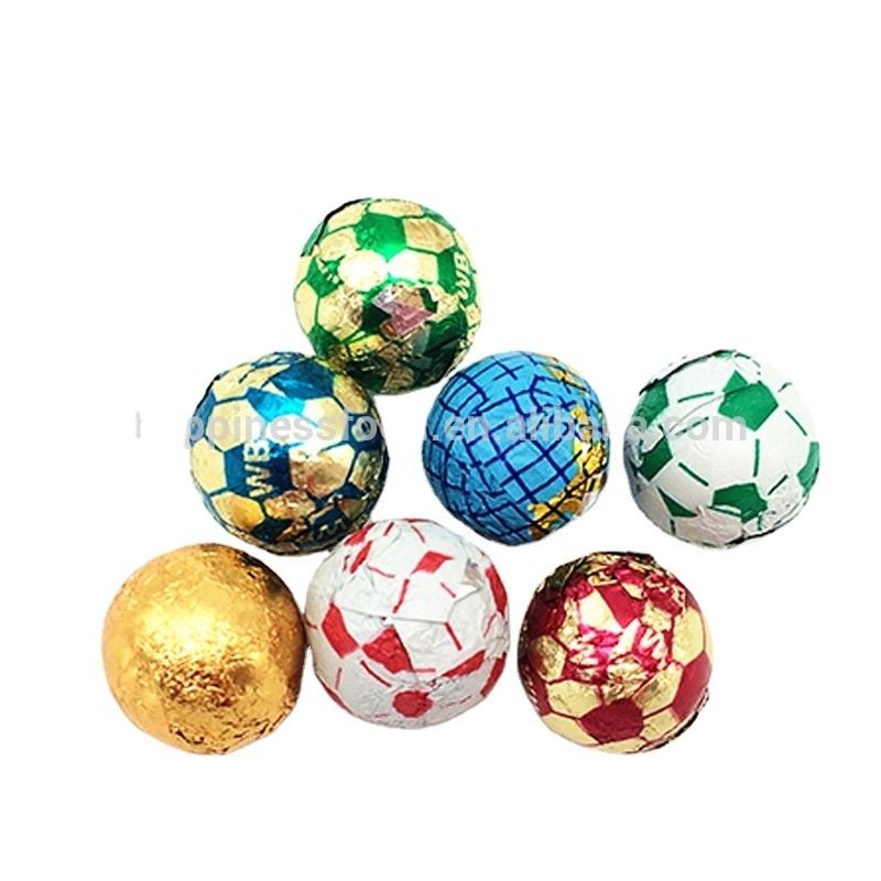 Gold hunter football shape chocolate ball