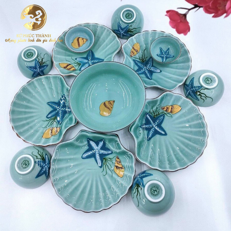 Enamel Plates Sets Dinnerware Tableware Good Choice Heat Resistant Party Decorative Plates Serving Dishes Asian Manufacturer