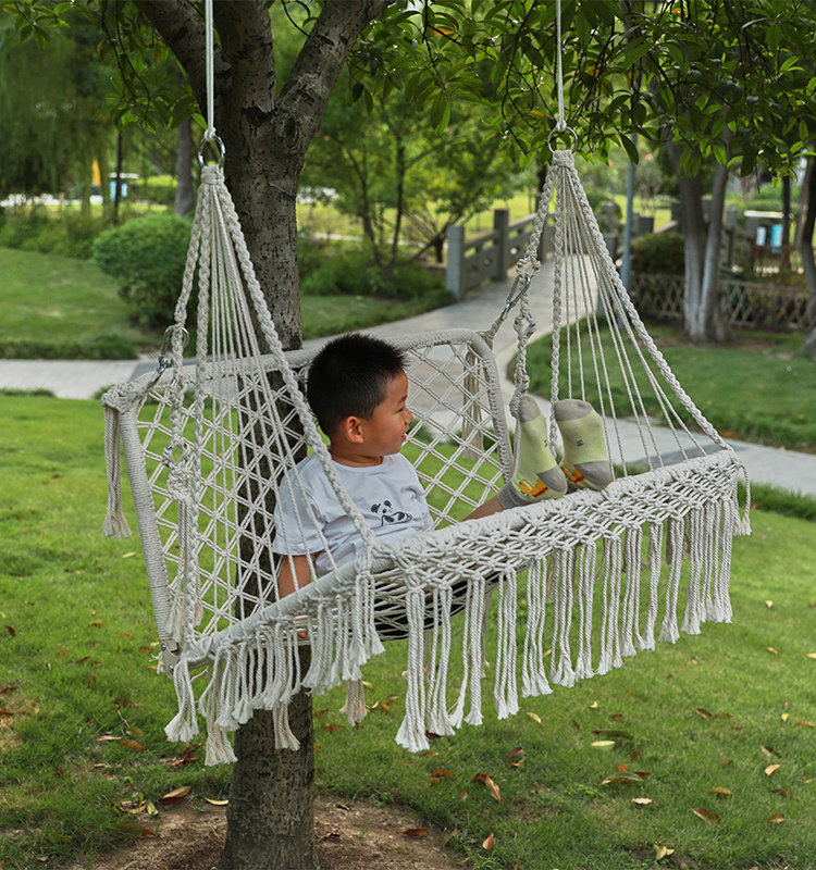 2 Person Portable Home Hammock Chair Double Swing Hanging Chair Indoor Outdoor Activity Swing Chairs