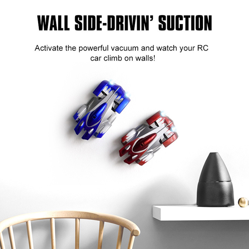 Twisted Car Four Wheel Wall Side Drive Drift Automatic Presentation Light Music Car Toys Kids Remote Control Car