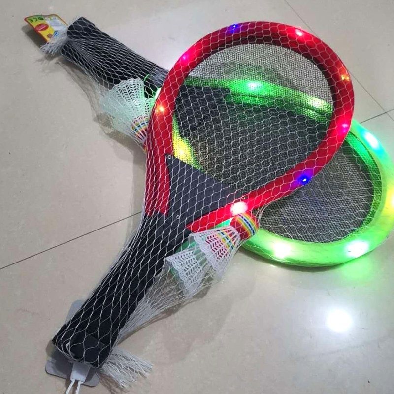 Kids Badminton Tennis Racket Outdoor Sport Toy Light Weight Racket with 2 Balls Badminton Set for Kids