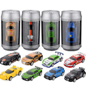 6 Colors Hot Sales Mini RC Car Coke Can Radio Remote Control Micro Racing Car 4 Frequencies Toy For Children