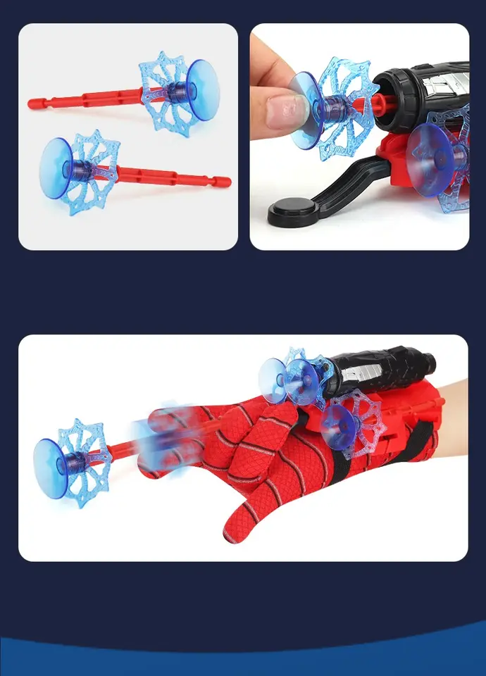 Hot Selling Product Spiderman Toys For Kids Spider-man Toy For Boys Web Shooter Web Shooter Spiderman