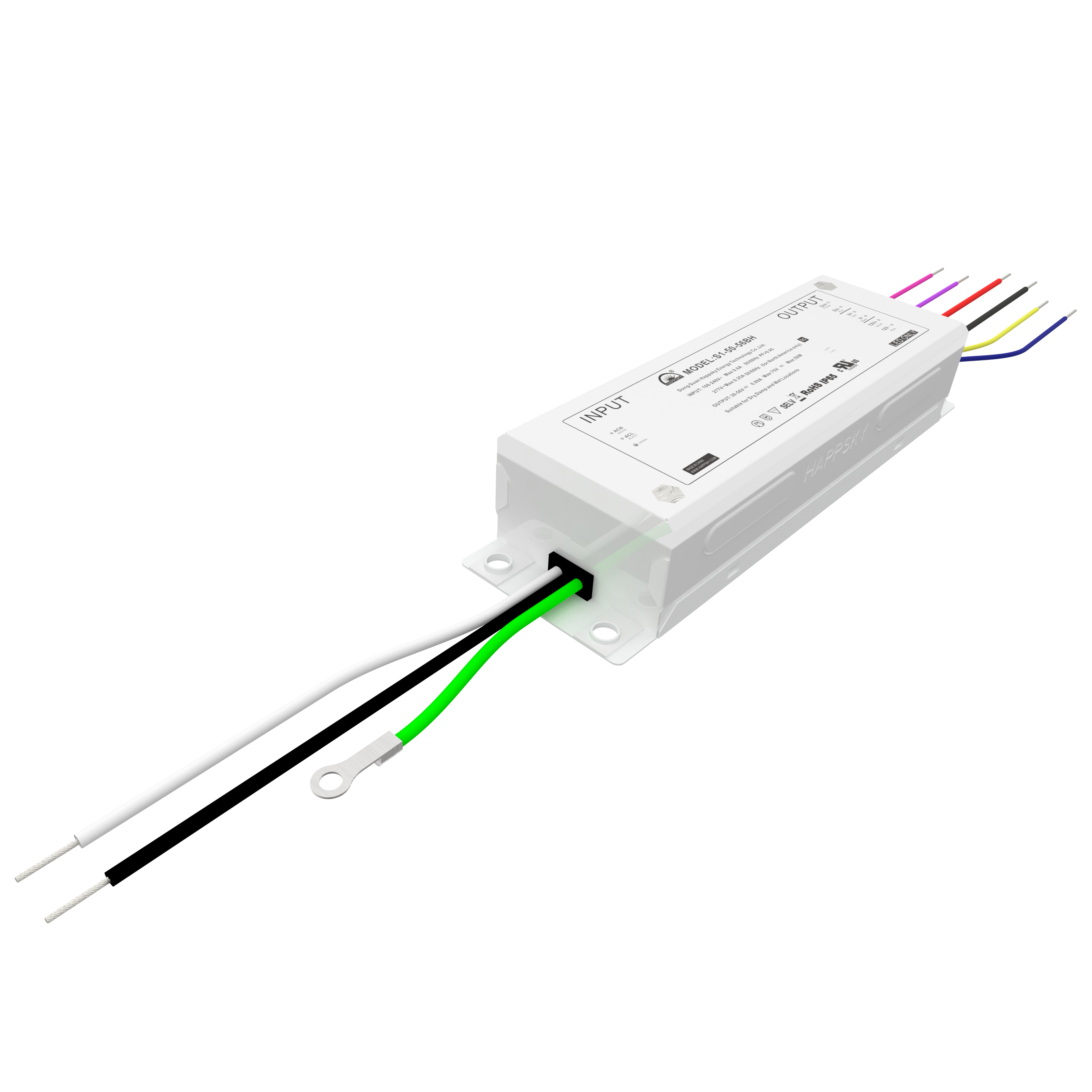 Waterproof IP65 IP67 Constant Current Led Driver 40W 50W Dimmable Driver Led No-flickering