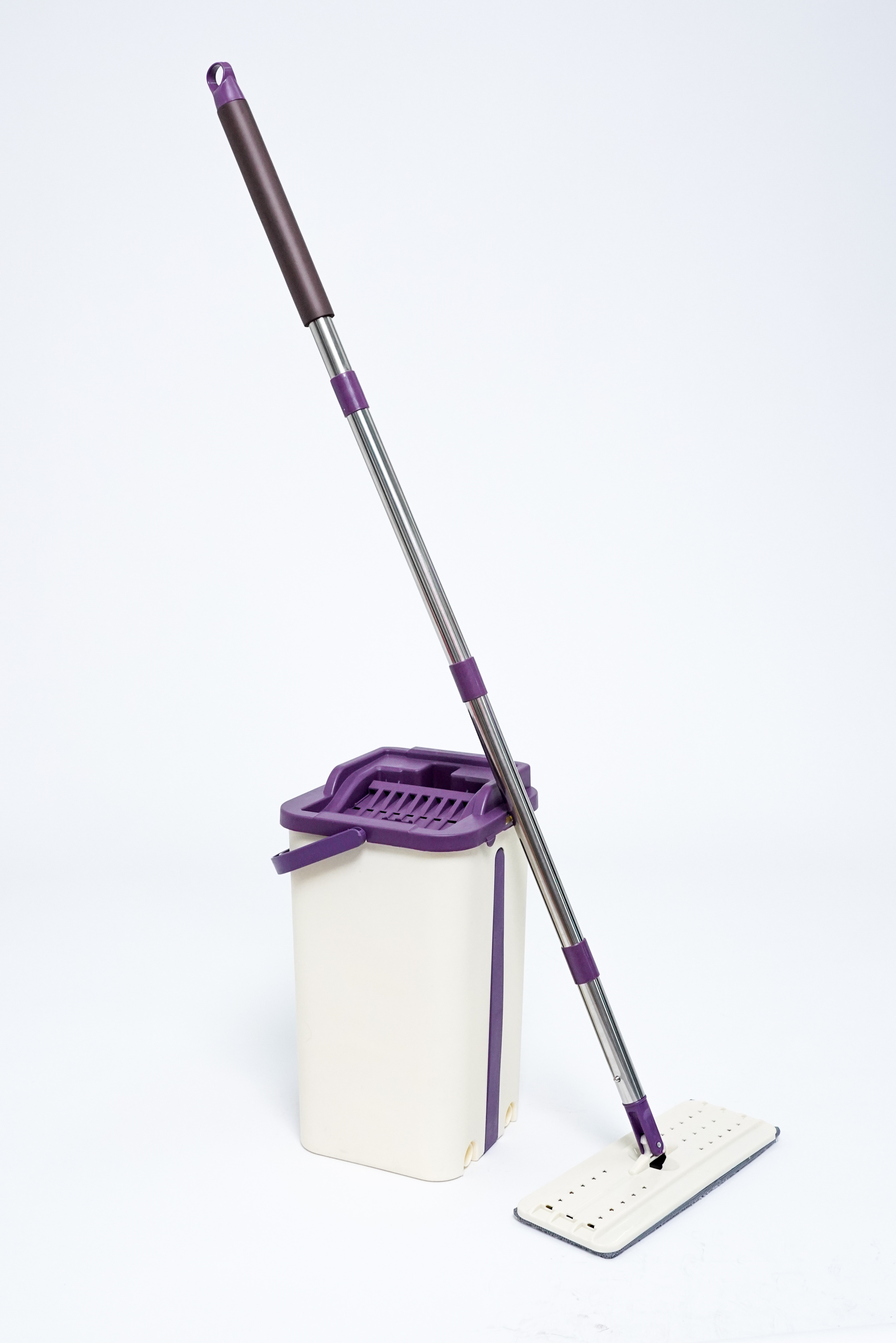 Boomjoy High Quality Wet And Dry Bucket Set Floor Cleaner Flat Mop With Buckets