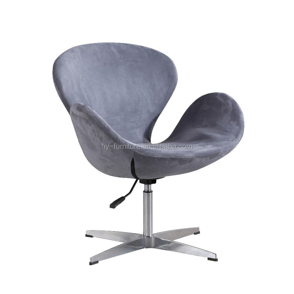 Simple Modern Fashion Living Room Ball Style Swivel Leisure Fiberglass Egg Pod Chair With Stand Lounge Office Chair