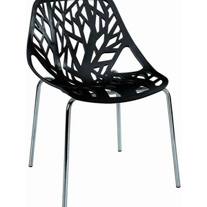 New Design Hot Sale Black Acrylic Louis Dining Chair