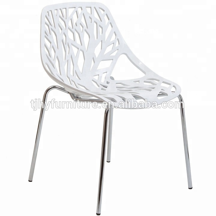 New Design Hot Sale Black Acrylic Louis Dining Chair