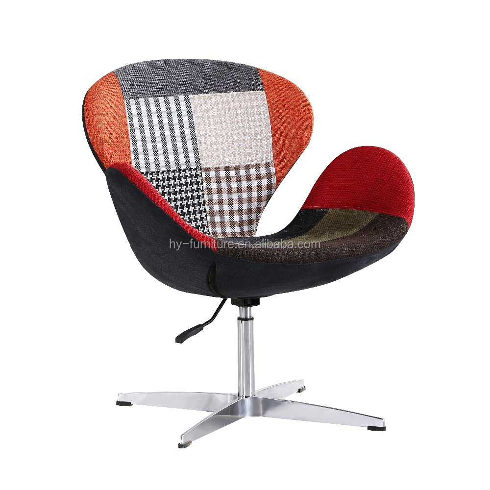 Simple Modern Fashion Living Room Ball Style Swivel Leisure Fiberglass Egg Pod Chair With Stand Lounge Office Chair