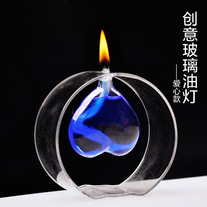 France Style Oil Luxury Wedding Gift Custom Empty Heart Shape Glass Candle Vessels Holders Candles Jars