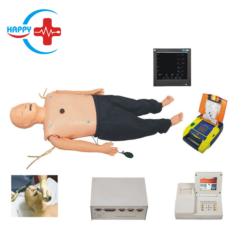 HC-S004 Advanced multi-functional  ACLS Training Manikin /First Aid Training Simulator manikin with best quality