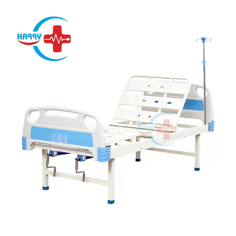 HC-M006 medical hospital bed ABS Double-crank Manual Care Bed for clinic patient use cheap price