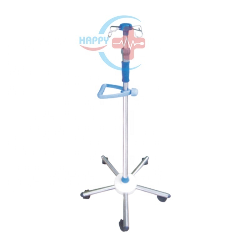 HC-M092 Hot Sale Stainless steel IV Pole infusion stand Steel Medical Drip Stand