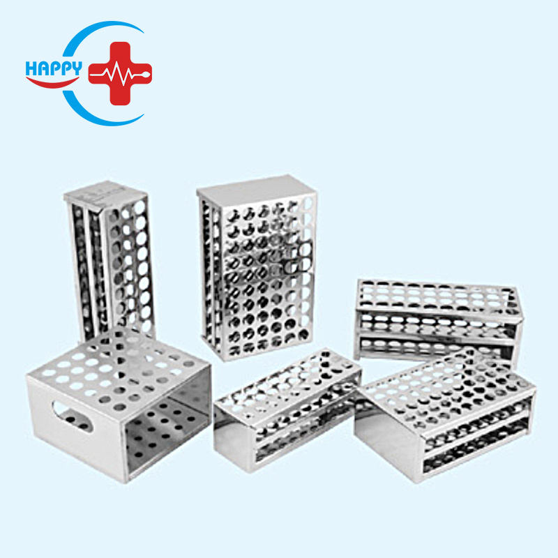 HC-M125 Factory Price Stainless / aluminum steel test tube rack (18/30/40/60)