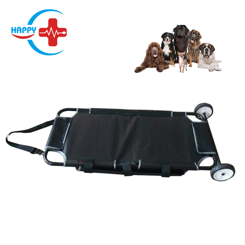 HC-R042 Factory Price Adjustable Pet medical stretcher/Animal Trolley stretcher/Safety dog stretcher