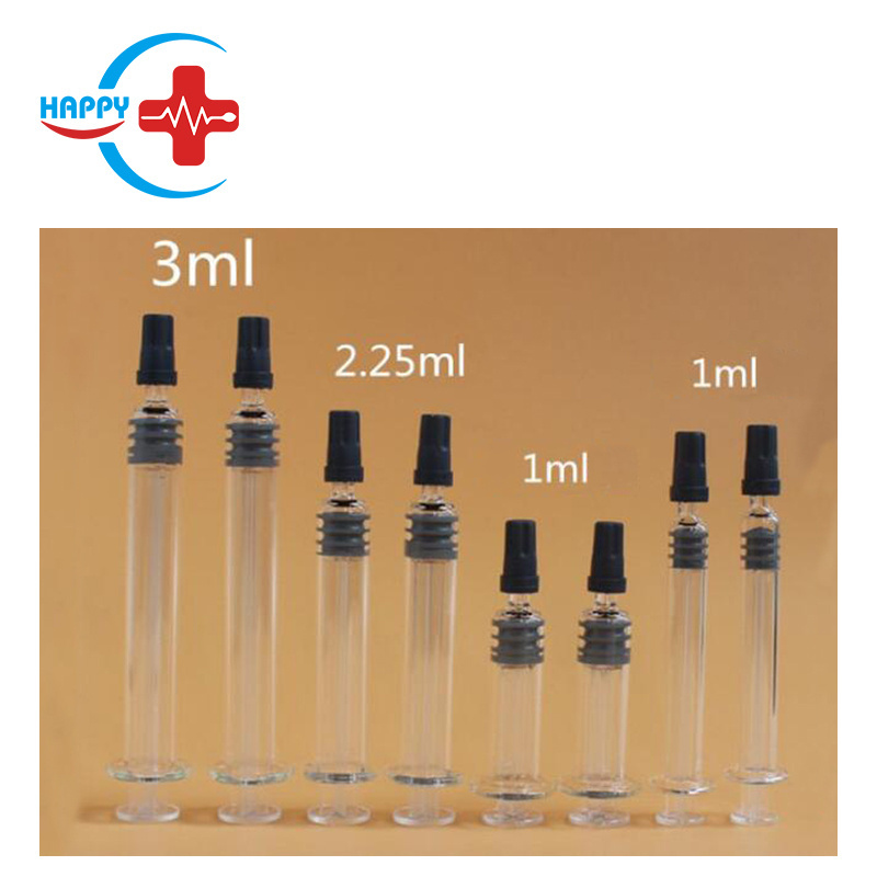 HC-K087A Beauty 1ml/2.25ml/3 ml luer lock syringe Glass rich plasma prp tube needle injection prp syringe