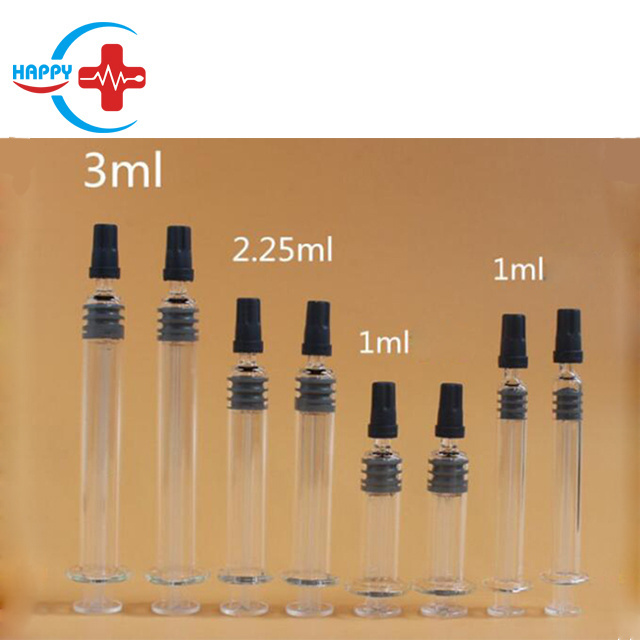 HC-K087A Beauty 1ml/2.25ml/3 ml luer lock syringe Glass rich plasma prp tube needle injection prp syringe