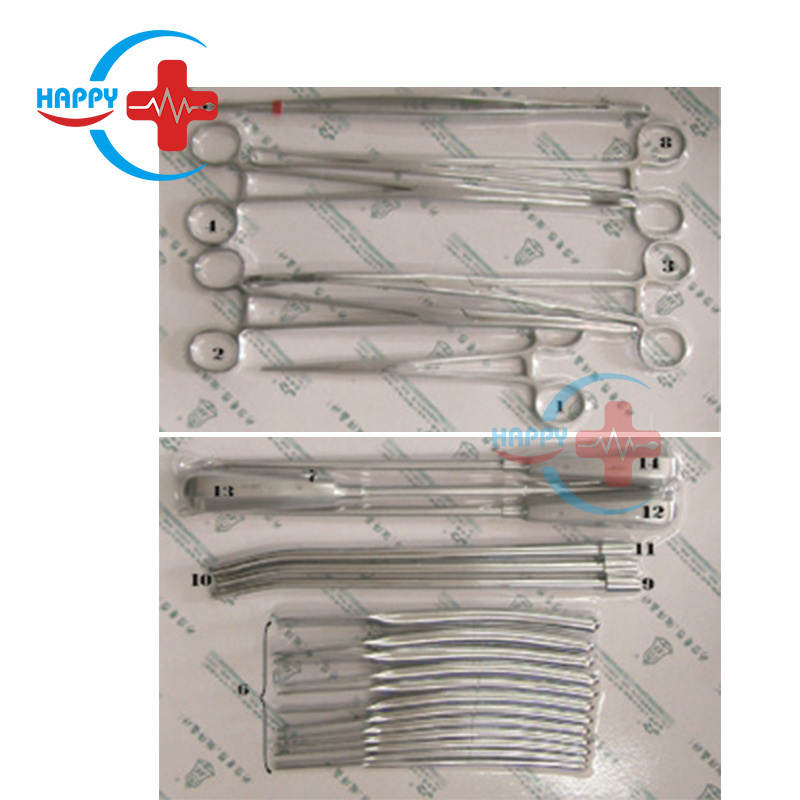 SA0100 Medical Surgical instruments ,Surgical gynaecology  set/ Abortion instrument set