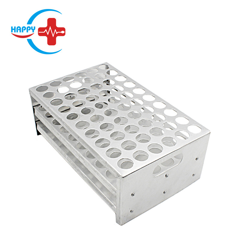 HC-M125 Factory Price Stainless / aluminum steel test tube rack (18/30/40/60)