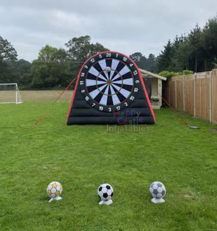 Cheap price 3mH,4mH or customized size outdoor inflatable  soccer dart board games  for sale