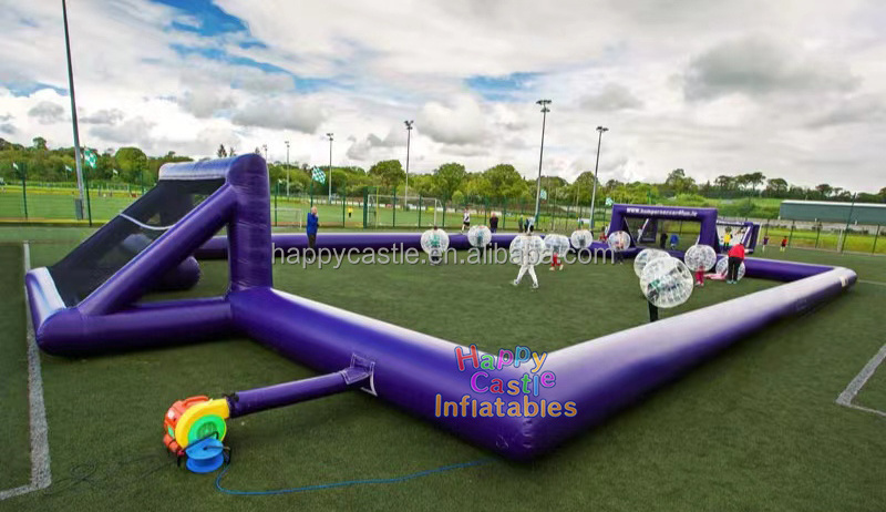 Commercial grade inflatable volleyball basketball  football tennis court inflatable soccer field for sale