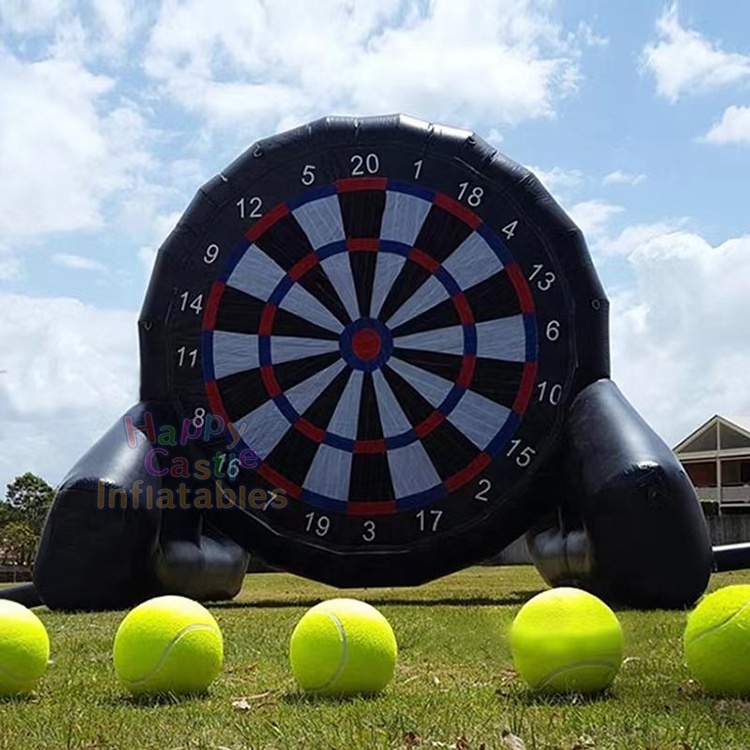 Cheap price 3mH,4mH or customized size outdoor inflatable  soccer dart board games  for sale