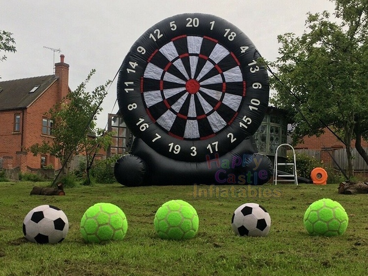 Cheap price 3mH,4mH or customized size outdoor inflatable  soccer dart board games  for sale