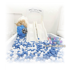 Commercial Kids white  soft play set playground equipment bouncers for sale