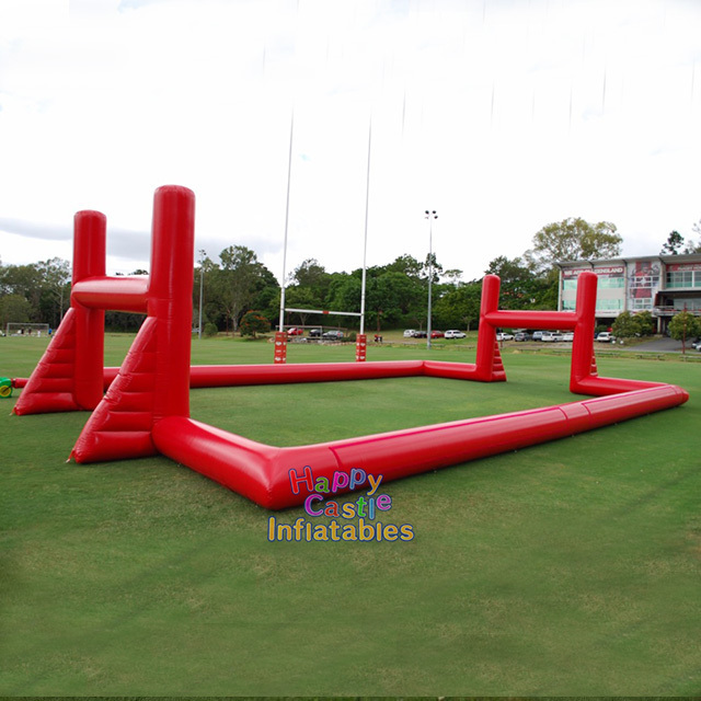 Commercial grade air sealed inflatable water soccer field  inflatable sports game  soap soccer field for sale