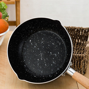 Stainless Steel Milk Pan Butter Sugar Melting Pot Nonstick Stone Coating Yukihira Saucepan