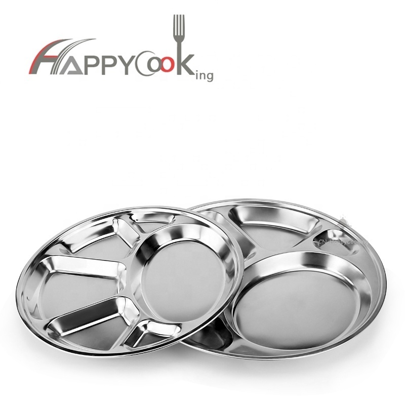 Factory Direct Sales  stainless steel round dinner plate