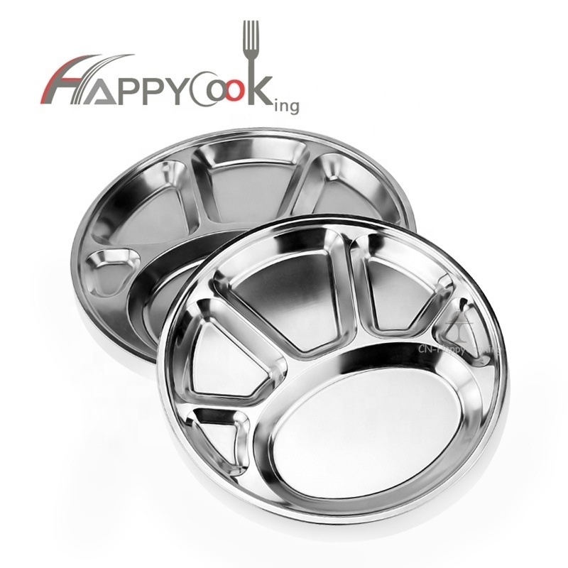 Factory Direct Sales  stainless steel round dinner plate