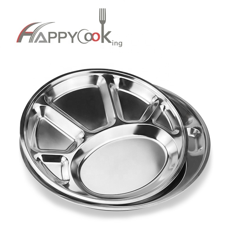 Factory Direct Sales  stainless steel round dinner plate