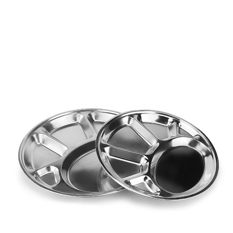 Factory Direct Sales  stainless steel round dinner plate