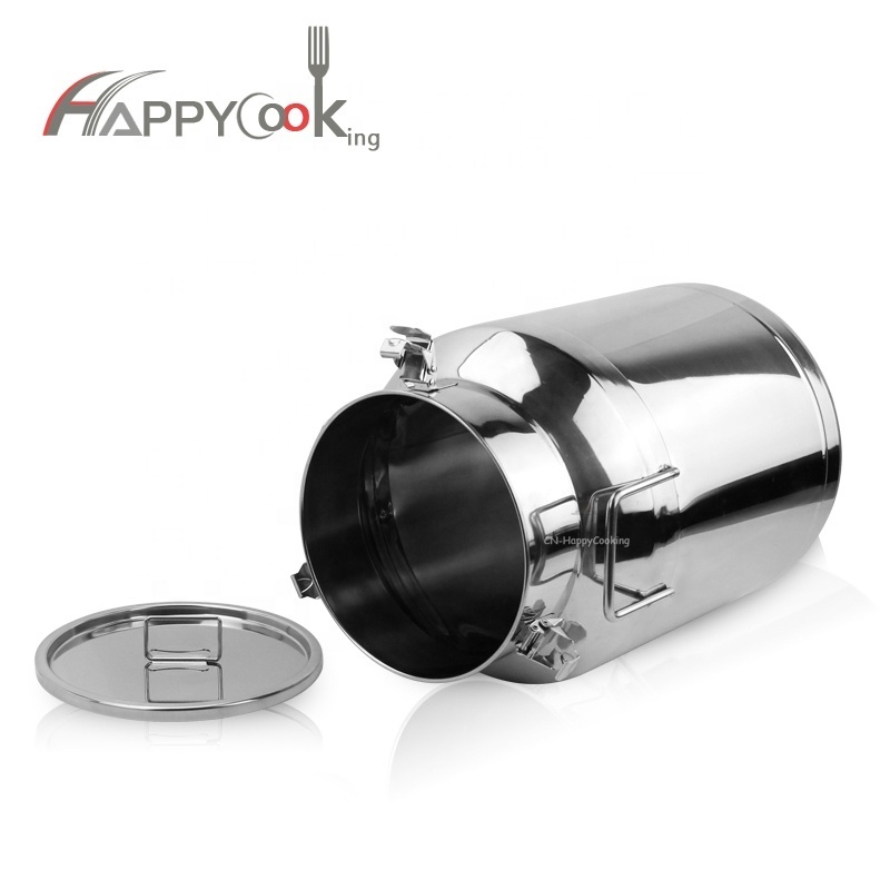 Polishing Milk Transport Bucket stainless steel milk pail bucket aluminum milk can