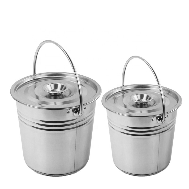 Superb quality Factory support OEM stainless steel mini barrel pail with lid