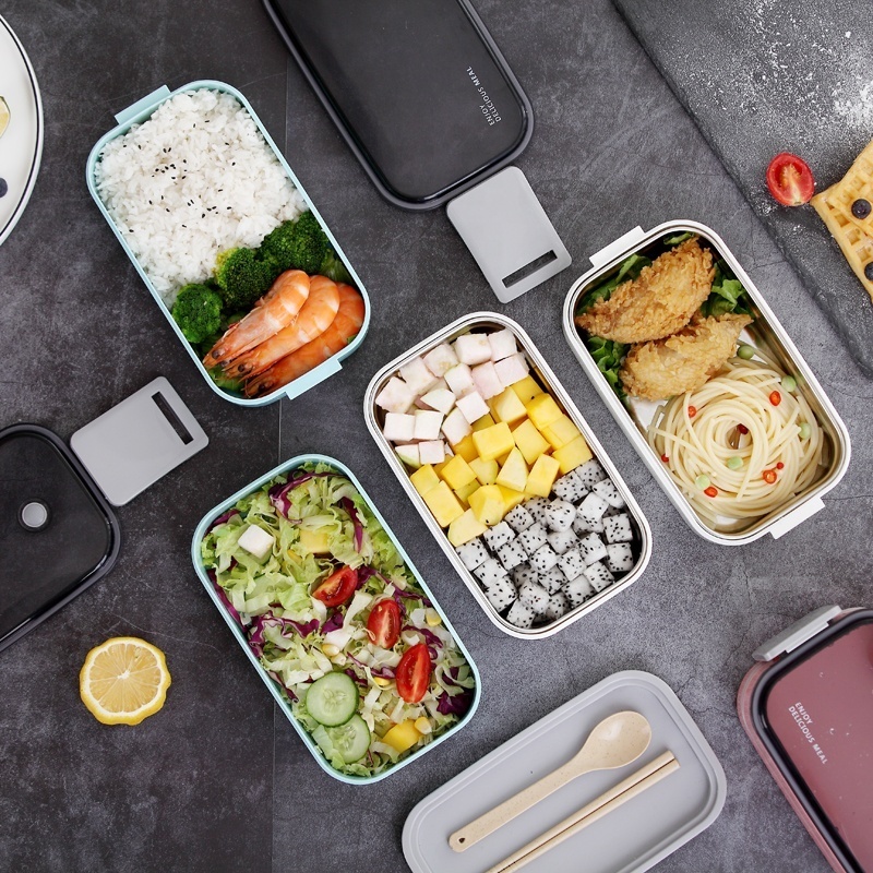 304 Stainless Steel Lunch Box For School Easy And Convenient Food Container Box Can Be Split Thermal Bento Box